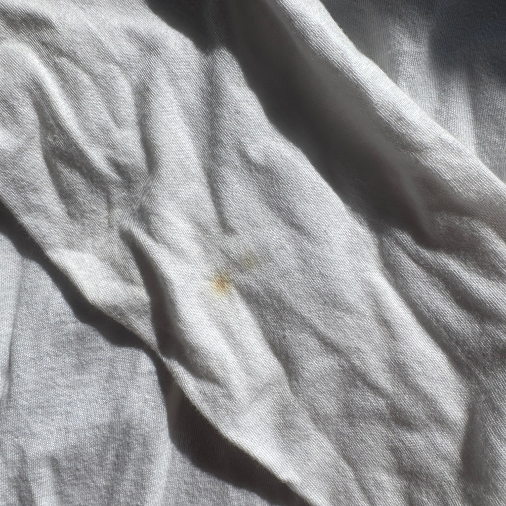 White Long Sleeve Shirt with Brownie Print-Size Medium - Picture 3 of 7